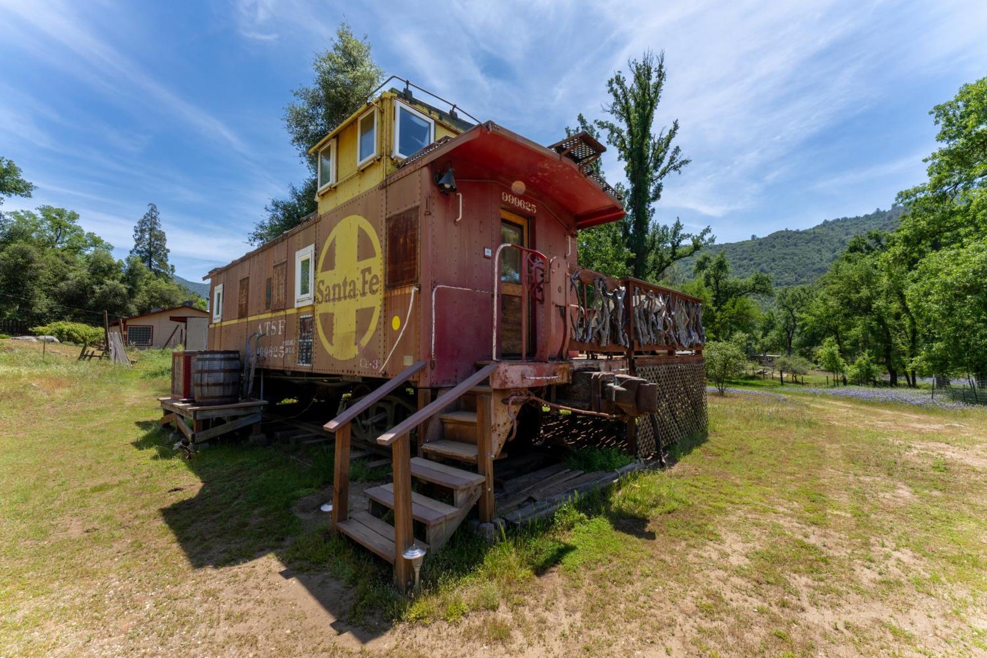 Little Red Caboose Villa Oakhurst Eksteriør bilde